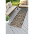 thumbnail image 1 of Bliss Rugs Bailey Transitional 2' x 7' Black and Natural Indoor Outdoor Area Rug, 1 of 8