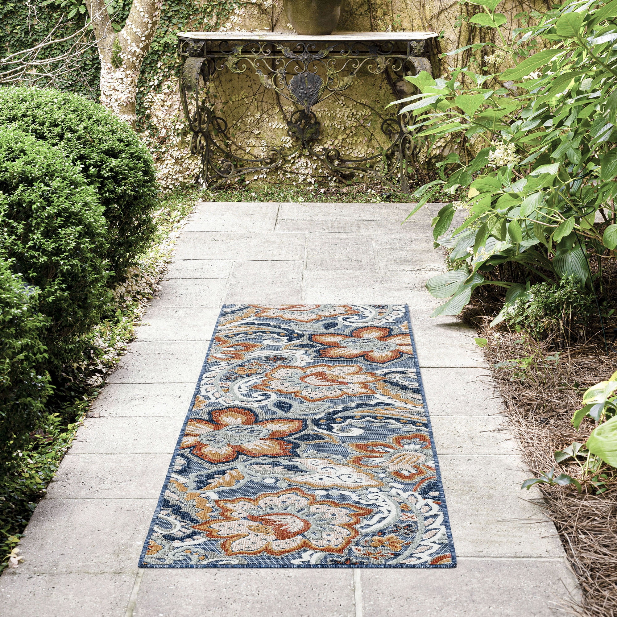 Indoor outdoor rug runner discount