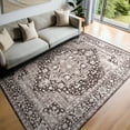 thumbnail image 1 of Bliss Rugs Magic Traditional 5' x 7' Brown and Cream Indoor Area Rug, 1 of 6
