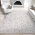 thumbnail image 1 of Bliss Rugs Magic Traditional 5' x 7' Cream and Gray Indoor Area Rug, 1 of 6