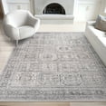 thumbnail image 1 of Bliss Rugs Magic Traditional 5' x 7' Gray and Cream Indoor Area Rug, 1 of 6