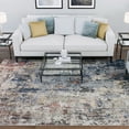 thumbnail image 1 of Bliss Rugs Modern Contemporary Abstract Area Rug, Indoor Rugs for Living Room, Dining Room, Bedroom | Navy, 8' x 10' (7'10''x10'2''), 1 of 8