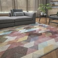 thumbnail image 1 of Bliss Rugs Modern Geometric Color Blocks Area Rug, Indoor Rugs for Living Room, Dining Room, Bedroom | Multicolor/Pastel, 9' x 12' (8'9''x12'2''), 1 of 7