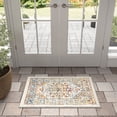 thumbnail image 1 of Chelsea Transitional Oriental 2' x 3' Cream and Gold Polypropylene Indoor Area Rug, 2' x 3', 1 of 8