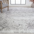 thumbnail image 1 of Bliss Rugs Persian Traditional Area Rug, Floral Indoor Rugs for Living Room, Dining Room, Bedroom | Gray, 9' x 12' (8'9''x12'2''), 1 of 8