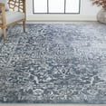 thumbnail image 1 of Bliss Rugs Persian Traditional Area Rug, Geometric Indoor Rugs for Living Room, Dining Room, Bedroom | Blue, 4' x 6' (4'x5'3''), 1 of 8