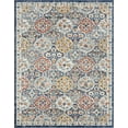 thumbnail image 1 of Chelsea Transitional Oriental 6'7'' x 9'3'' Navy and Gold Polypropylene Indoor Area Rug, 6.7' x 9', 1 of 7