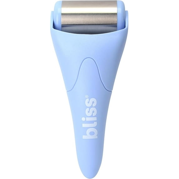 Bliss Stainless Steel Ice Roller - Face and Eye Puffiness Massager Tool - Skin Toner, Migraine Relief, Beauty Care, Purple