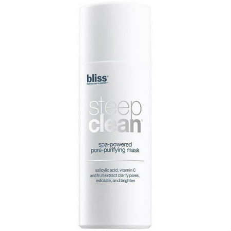 Bliss Steep Clean Spa-Powered Pore-Purifying Face Mask, 3.4 Oz