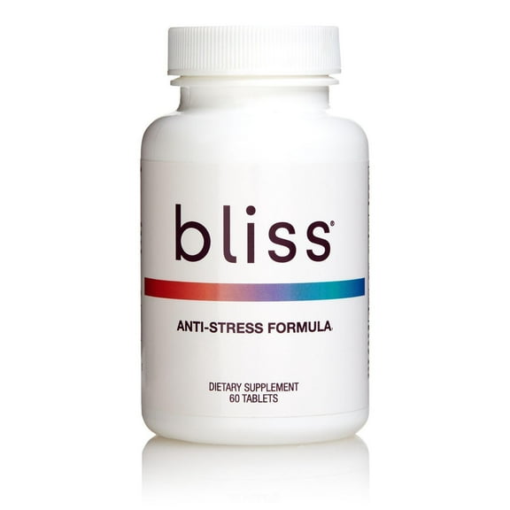 Bliss Stress Relief Supplement Ashwagandha Gummies for Anxiety, Cortisol, and Sleep Support Enhances Calm, Relaxation, Mood, and Focus with L-Theanine & Herbal Ingredients 60 Capsules