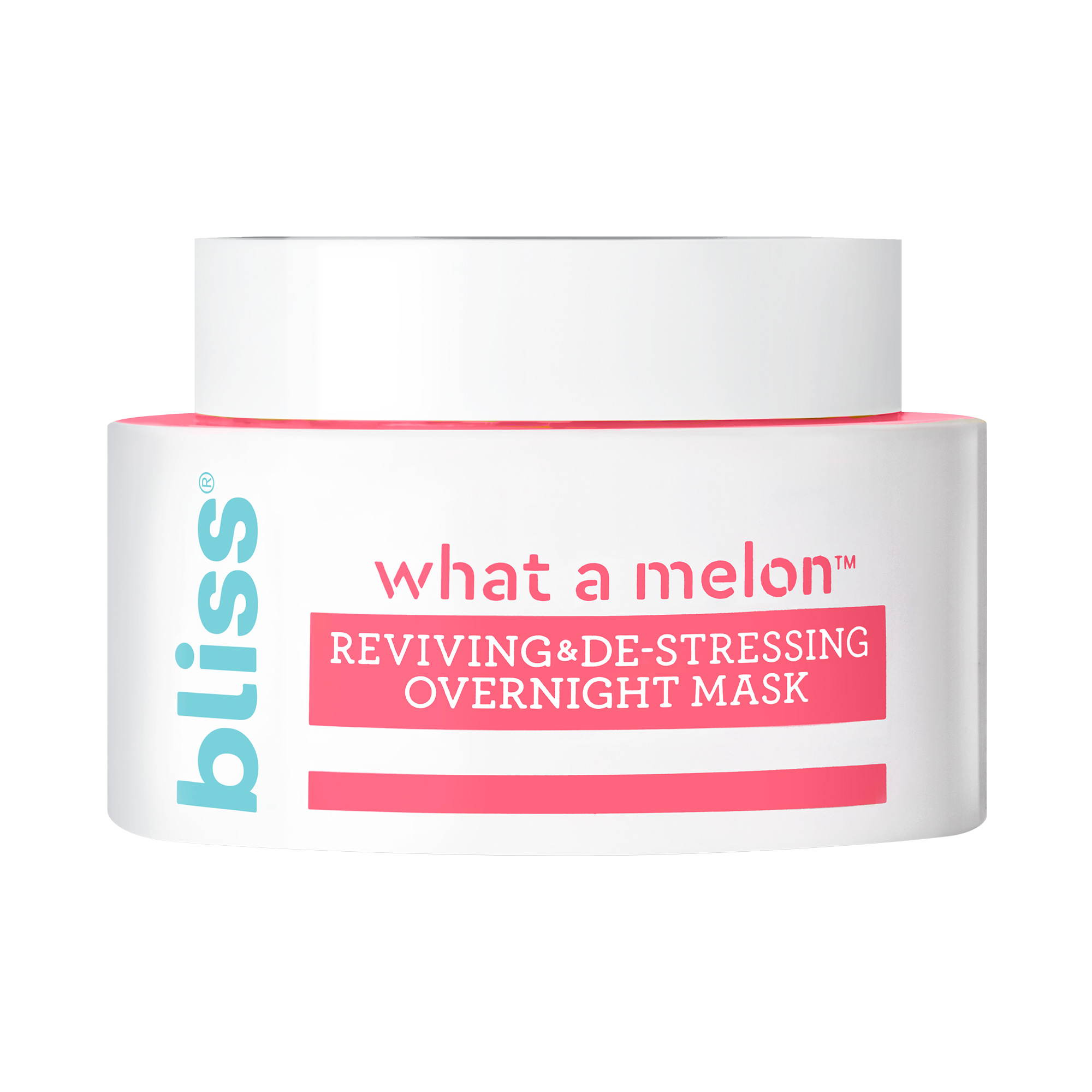 Bliss What A Melon Watermelon Mask, Reviving & De-Stressing Overnight Watermelon Mask, 1.7 fl oz - image 1 of 5