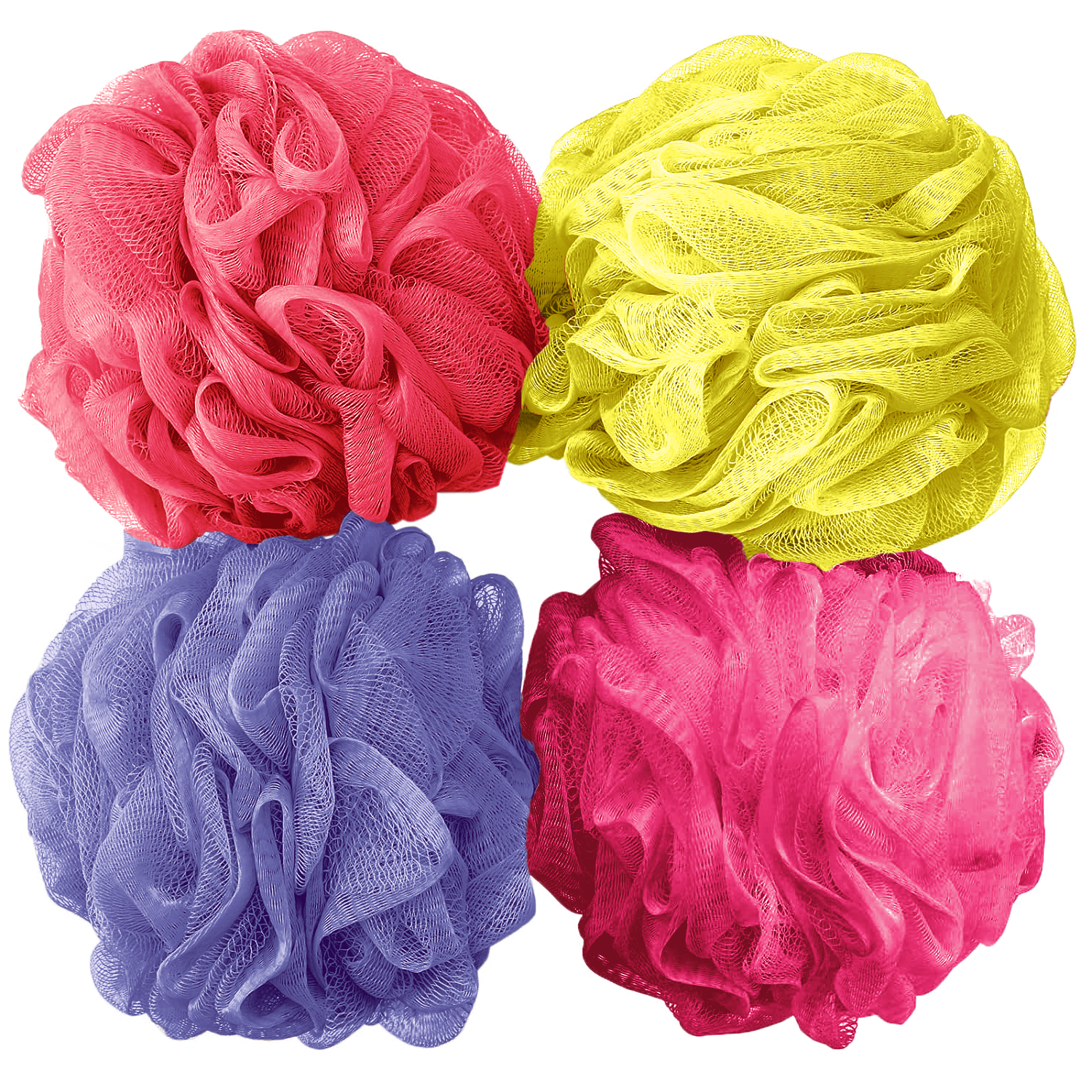 Gentle Exfoliating Ice Cream Bath Sponge Large, Soft Mesh Shower