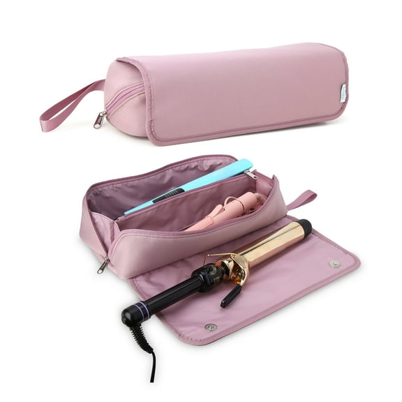 Bliss Womens Travel Heat Tool Bag - Lightweight Heat-Resistant Travel Case for Hair Styling Tools