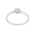thumbnail image 1 of Bliss by Damiani 18k White Gold Diamonds Engagement Ring 0.08cttw Size 6.5, 1 of 4