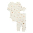 thumbnail image 1 of Bliss by Garanimals Baby 2-Piece Bodysuit and Legging Outfit Set, Sizes 0-12 Months, 1 of 5