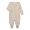 thumbnail image 1 of Bliss by Garanimals Baby Boys or Girls Cotton Layette One Piece Footed Sleeper Pajamas, Sizes Newborn-9 Months, 1 of 4
