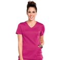 thumbnail image 1 of Bliss by Smitten Women's V-Neck Solid Scrub Top, 1 of 1