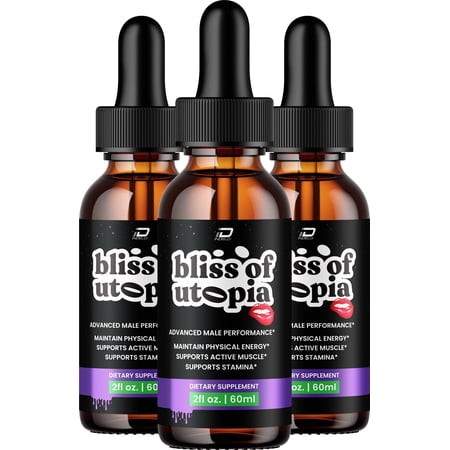 Bliss of Utopia – BlissofUtopia Extra Strength All Natural Healthy Organic Support, 3 Pack, 3 Month Supply