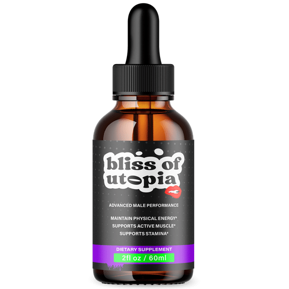 Bliss of Utopia Drops Advanced Performance Support Liquid Supplement Blissofutopia (30 Servings)