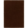 thumbnail image 1 of Bliss shag Machine Woven Modern Rugs in Brown, 1 of 1