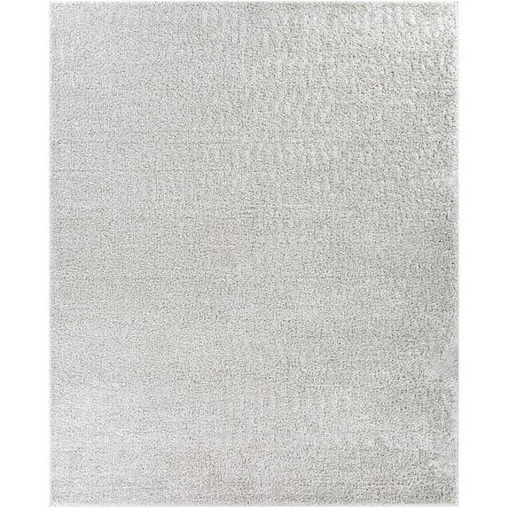 Bliss shag BLI-2316 7'10" x 10' Rectangle Area Rug in Light Gray