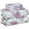 thumbnail image 1 of Bliss Casa Flannel Bed Sheets – 100% Cotton, Double Brushed for Extra Softness – Warm & Cozy All-Season Comfort – Deep Pockets – 4-Piece Queen Sheet Set (Sabrina), 1 of 9