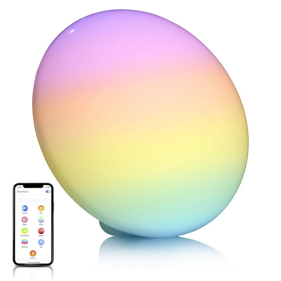 BlissLights BlissRadia - LED Smart Lamp, 16 Million Colors, Compatible with Alexa and Google Home