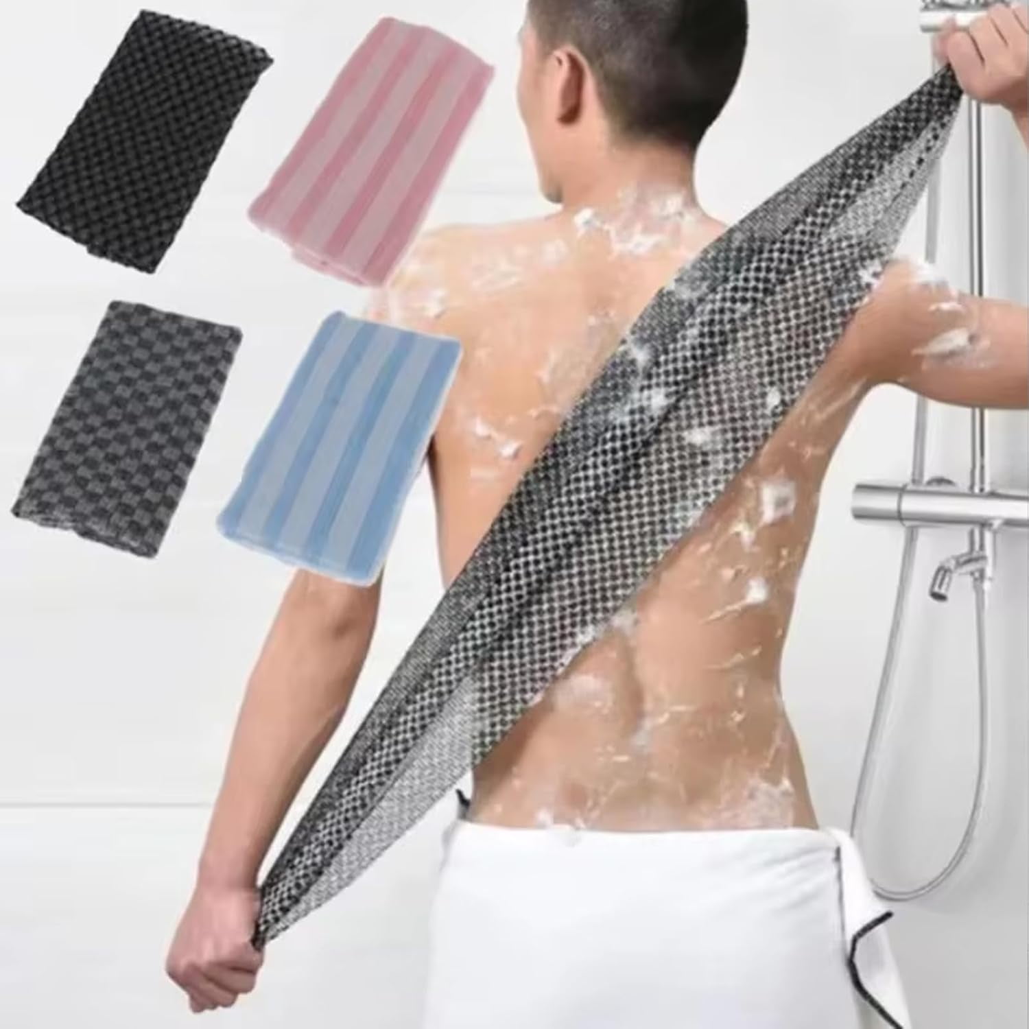 Blissal Exfoliating Shower Towel,2/4PCS Blissal Exfoliating Towel ...