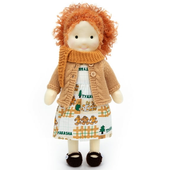 BlissfulPixie Handmade Gift for Girlfriend Waldorf Collect Rag Doll Birthday Gift with Exquisite Box