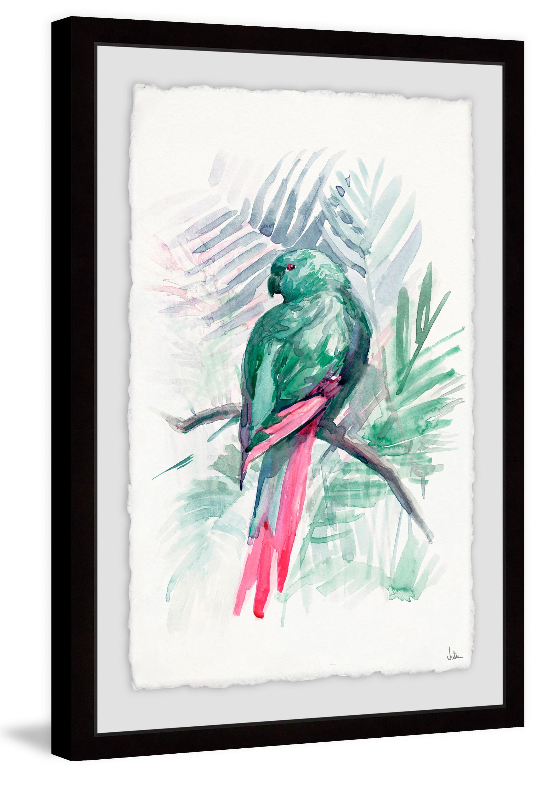 Blissful Bird Framed Painting Print