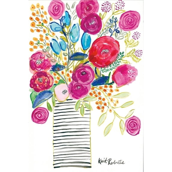 Blissful Blooms Poster Print by Kait Roberts