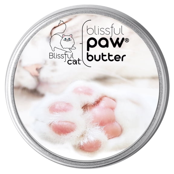 The Blissful Cat® Blissful Paw® Butter I Softens, Moisturizes & Conditions Dry, Cracked & Cat Paw Pads I The Original Cat Balm I All Natural I Veterinarian Recommended I 1-Ounce Tin