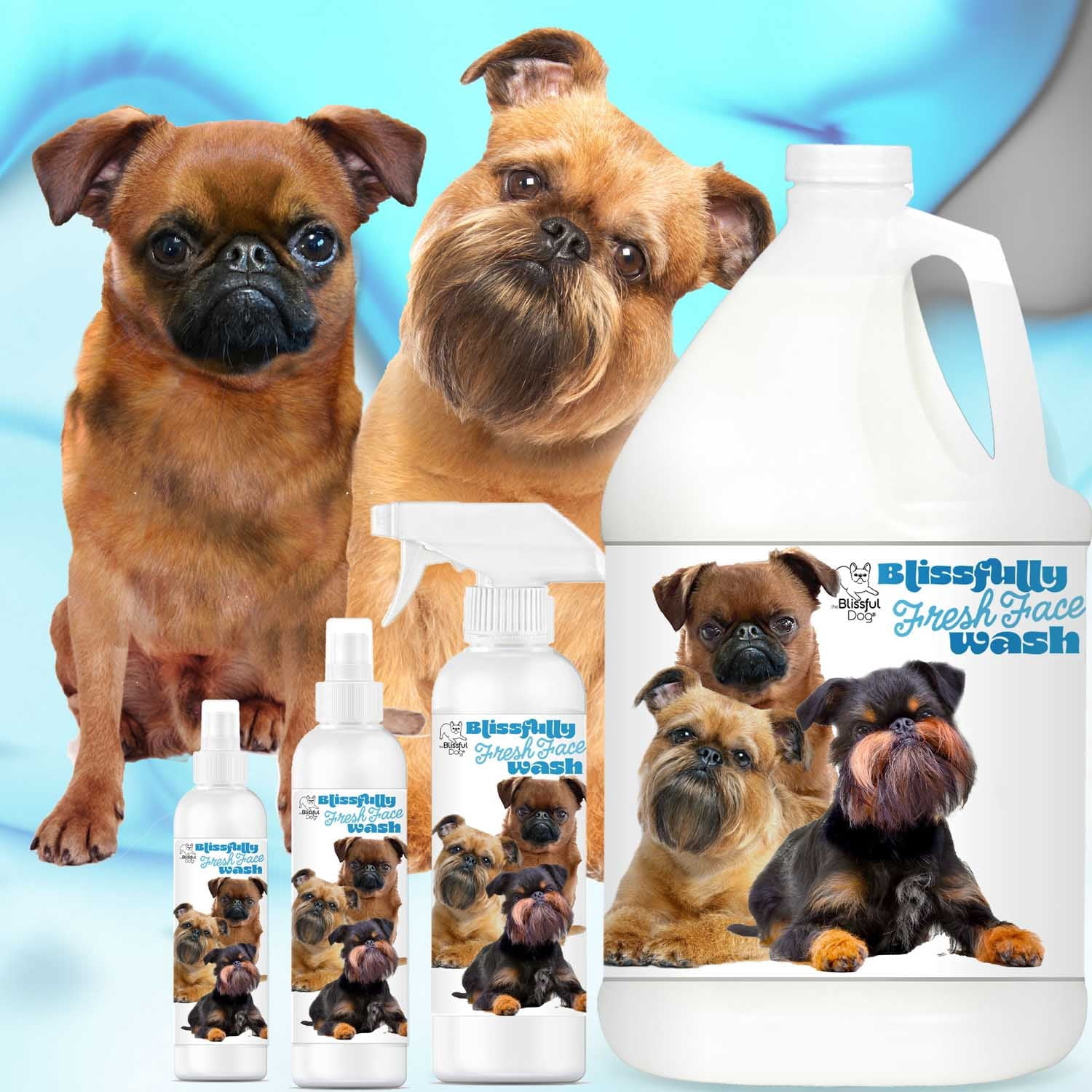 Fresh Look at The Blissful Dog Brussels Griffon Blissfully Fresh Face Wash For