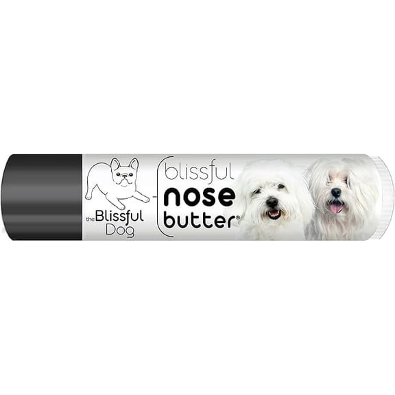 The Blissful Dog® Nose Butter® I Softens, Moisturizes & Conditions Dry, Cracked & Crusty Dog Noses I The Original Nose Butter® I All Natural I Veterinarian Recommended I 0.15-Ounce Tube