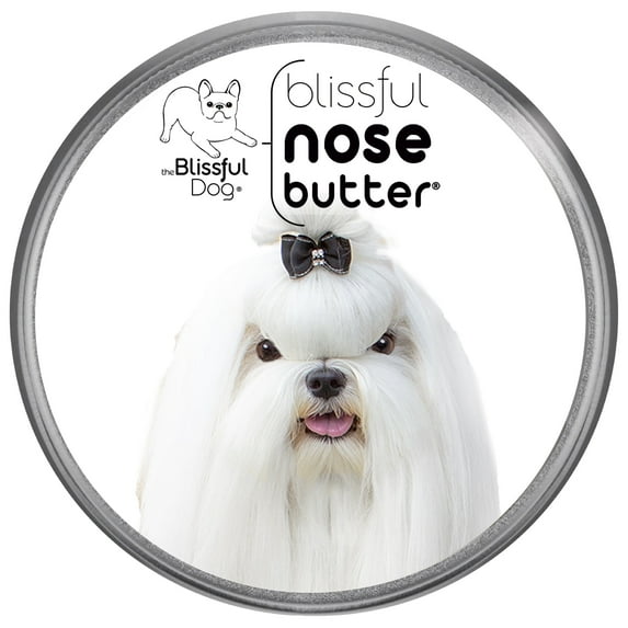 The Blissful Dog® Nose Butter® I Softens, Moisturizes & Conditions Dry, Cracked & Crusty Dog Noses I The Original Nose Butter® I All Natural I Veterinarian Recommended I 4-Ounce Tin