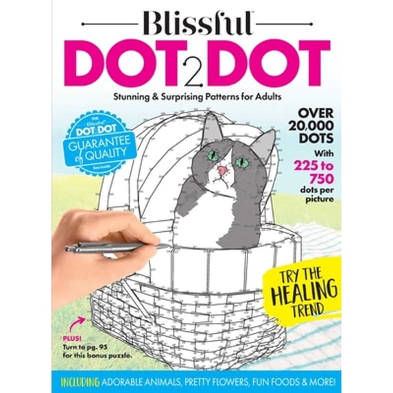 Pre-Owned Blissful Dot2Dot : Stunning & Surprising Patterns for Adults (Paperback)