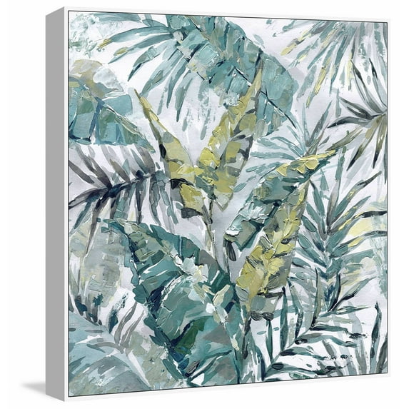 Blissful Floater Framed Painting Print on Canvas