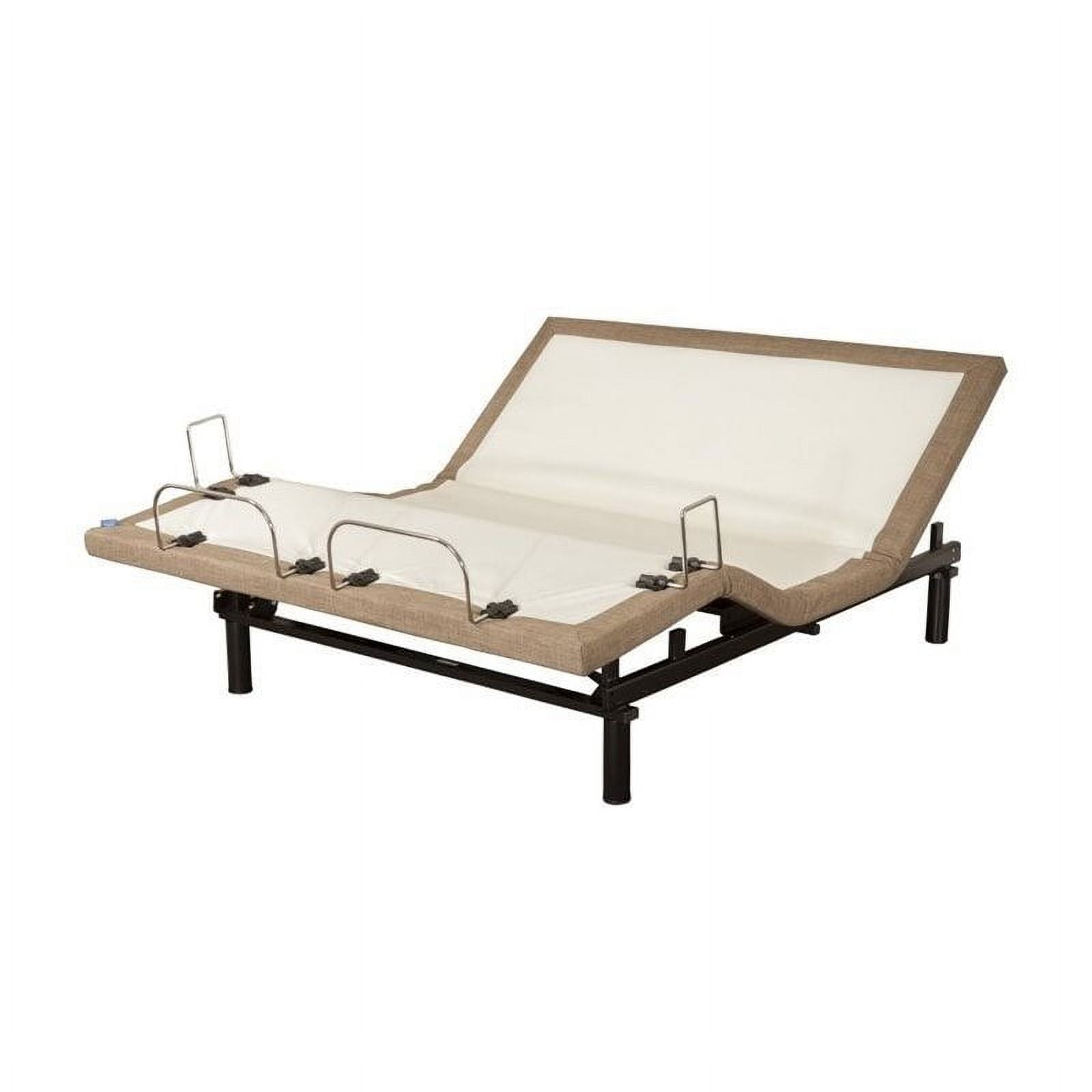 Blissful Nights Linen Queen Adjustable Bed In Brown - Walmart.com