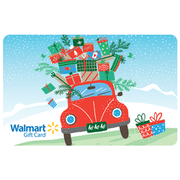 Blissful Red Car Walmart eGift Card