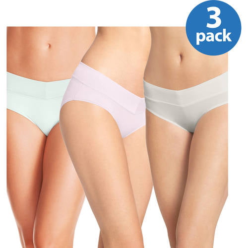 Blissful benefits by warner's no muffin top hipster panties 3pk