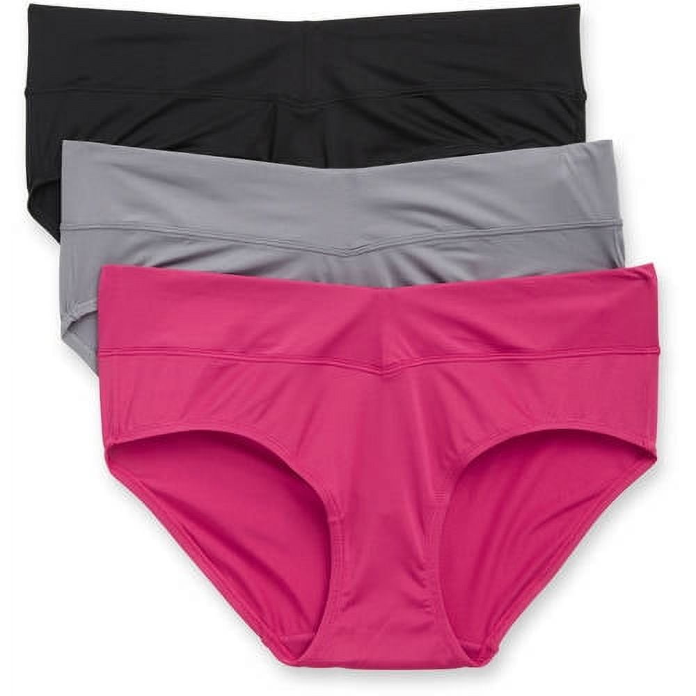 Blissful benefits by warner's no muffin top hipster panties 3pk