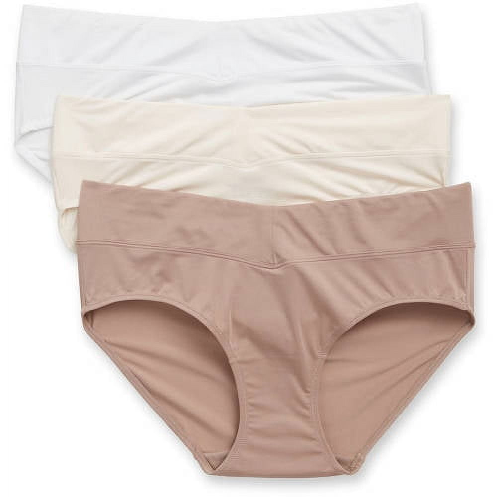 Blissful benefits by warner's no muffin top hipster panties 3pk
