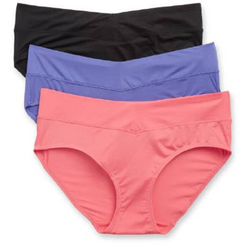 Blissful benefits by warner's no muffin top hipster panties 3pk 