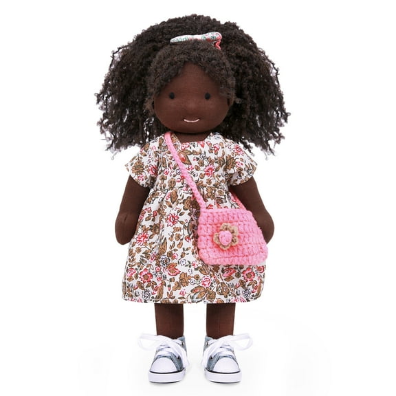 Waldorf Doll - Personalized Plush Doll With Beautiful Dress Birthday Gift For Girl With Exquisite Box Handmade Rag Doll