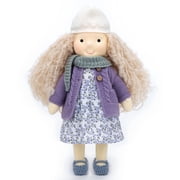 BlissfulPixie Handmade Present for Kids Waldorf Collect Rag Doll Birthday Present with Exquisite Box-Sarah 12"