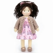 BlissfulPixie Handmade Waldorf Collect Rag Doll Birthday Present with Exquisite Box-Everly 12