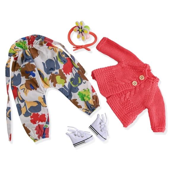 BlissfulPixie Handmade Waldorf Doll Clothes 12 inch clothing Set with Pretty Box Girl Christmas Birthday Gift-Agata's Clothes Accessories