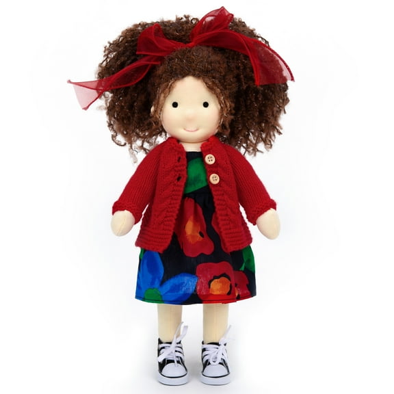 BlissfulPixie Handmade Wedding Present Princess Doll Waldorf Doll Birthday Present for Girl with Exquisite Box-Adeline 12"