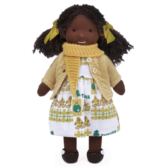 BlissfulPixie Handmade for Girl Waldorf Collect Rag Doll Birthday Present with Exquisite Box-Audrey 12"