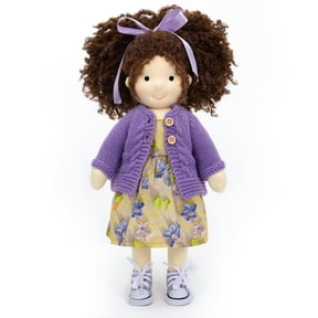 BlissfulPixie Handmade for Girl Waldorf Collect Rag Doll Birthday Present with Exquisite Box-Madelyn 12"